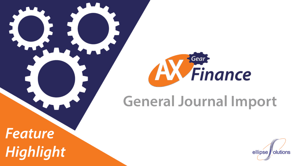 General Journal Import in Microsoft Dynamics AX