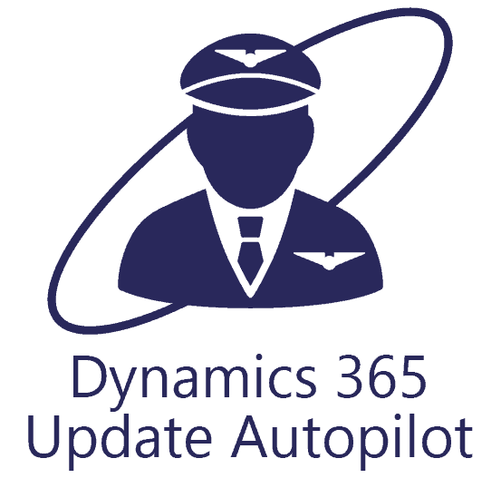 Dynamics 365 Update Autopilot with words Dynamics 365 Update Autopilot Logo