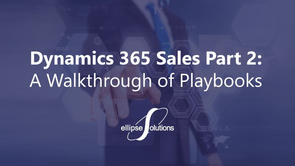 playbooks d365 sales