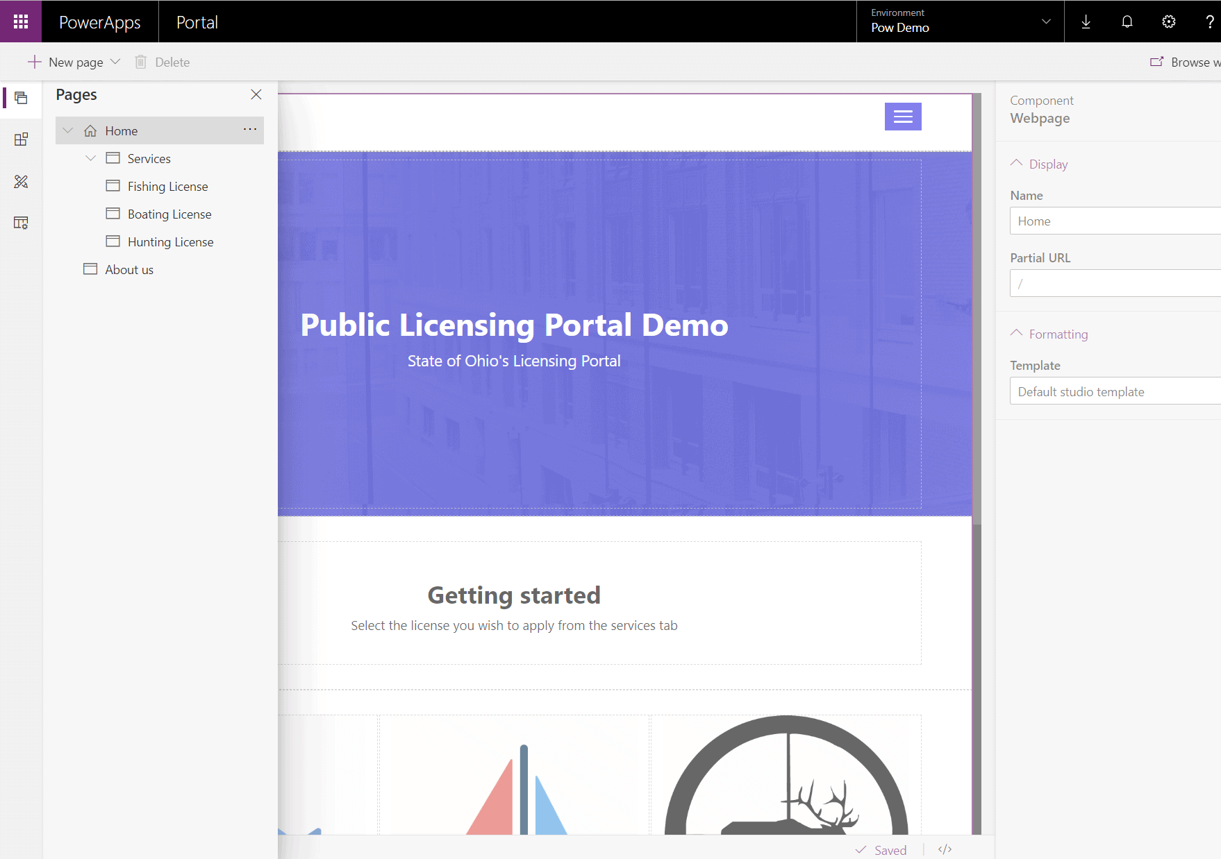 portal website setup powerapps